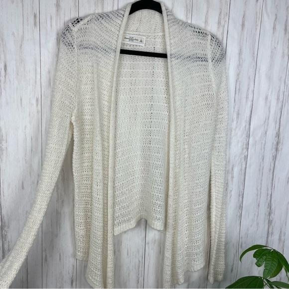 Abercrombie and Fitch open knit cardigan - Picture 1 of 6